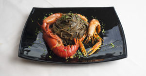 Chitarra-con-astice-scampi-gamberi